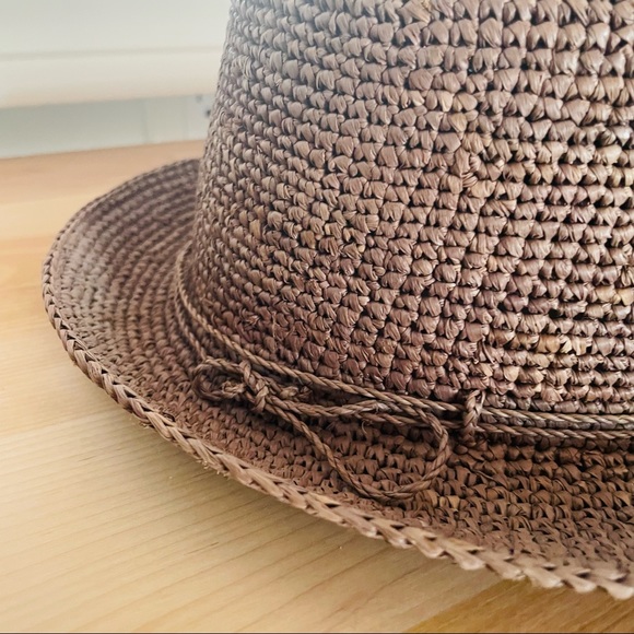 Original Australian Kaminski brown raffia hat - Picture 4 of 11